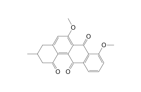 Benz[a]anthracene-1,7,12(2H)-trione, 3,4-dihydro-6,8-dimethoxy-3-methyl-