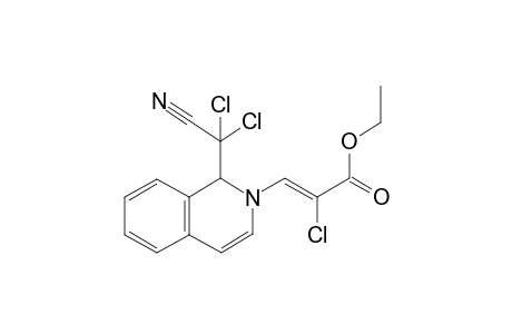 Ethyl (2Z)-2-Chloro-3-{1-[dichloro(cyano)methyl]isoquinolin-2(1H)-yl}prop-2-enoate