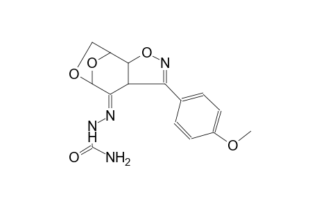 (Z)-2-(3-(4-methoxyphenyl)-8,8a-dihydro-5,8-epoxyoxepino[4,5-d]isoxazol-4(3aH,5H,7H)-ylidene)hydrazinecarboxamide