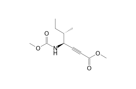 (4S,5S)-Methyl 4-(methoxycarbonylamino)-5-methyl-2-heptynoate