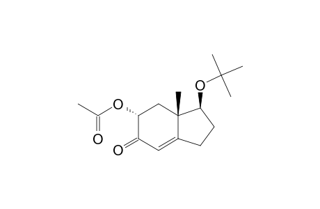6-tert-Butyloxy-4.alpha.-acetoxy-5-methylbicyclo[4.3.0]non-1-en-3-one isomer