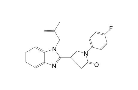 2-pyrrolidinone, 1-(4-fluorophenyl)-4-[1-(2-methyl-2-propenyl)-1H-benzimidazol-2-yl]-