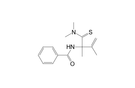 N-[1-(dimethylamino)-2,3-dimethyl-1-sulfanylidene-but-3-en-2-yl]benzamide
