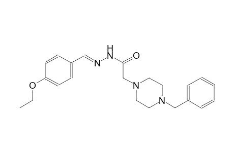 1-piperazineacetic acid, 4-(phenylmethyl)-, 2-[(E)-(4-ethoxyphenyl)methylidene]hydrazide