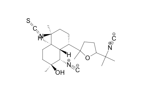 2-Naphthalenol, decahydro-1-isocyano-5-isothiocyanato-2,5-dimethyl-8-[tetrahydro-5-(1-isocyano-1-methylethyl)-2-methyl-2-furanyl]-, [1.alpha.,2.beta.,4a.alpha.,5.alpha.,8.beta.(2R*,5S*),8a.beta.]-(+)-