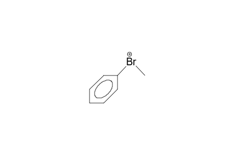 Methyl-phenyl-bromonium cation