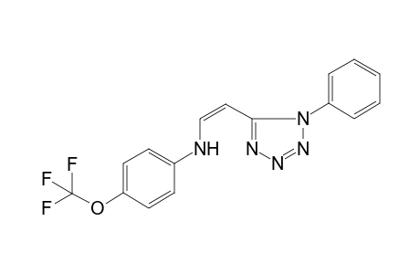 N-[(Z)-2-(1-Phenyl-1H-tetraazol-5-yl)ethenyl]-4-(trifluoromethoxy)aniline