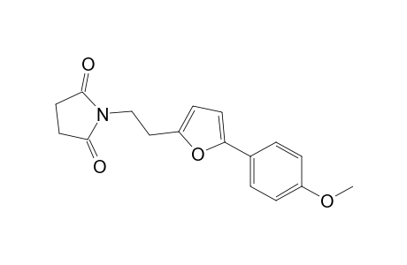1-[2-[5-(4-methoxyphenyl)-2-furanyl]ethyl]pyrrolidine-2,5-dione