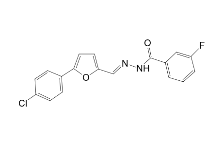3-Fluoro-benzoic acid [5-(4-chloro-phenyl)-furan-2-ylmethylene]-hydrazide