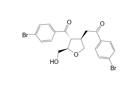 1-(4-bromophenyl)-2-[(3R,4R,5R)-4-(4-bromophenyl)carbonyl-5-(hydroxymethyl)oxolan-3-yl]ethanone