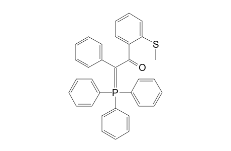 .alpha.-(2-Methylsulfanylbenzoyl)benzylidene(triphenyl)phosphorane