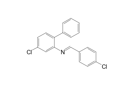 N-(4-Chlorobenzylidene)-4-chloro-1,1-biphenyl-2-amine