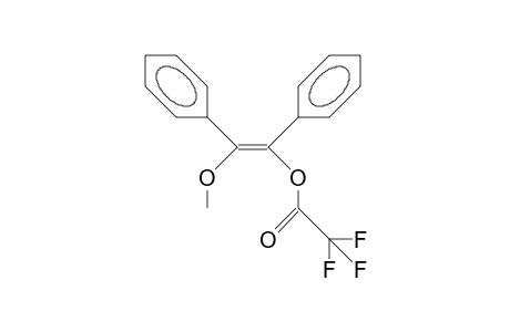 (Z)-(2-Methoxy-1,2-diphenyl-vinyl) trifluoroacetate