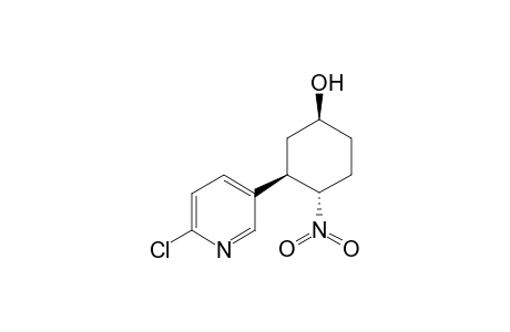 (+-)-1-.alpha.-Nitro-2.beta.-[3-(6-Chloropyridyl)]cyclohexane-4.beta.-ol