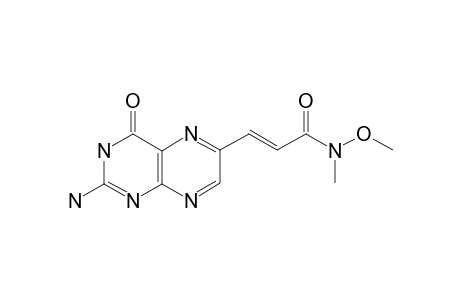 6-[2-(N-METHOXY-N-METHYLCARBAMOYL)-VINYL]-PTERIN