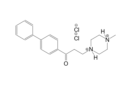 1-(3-[1,1'-biphenyl]-4-yl-3-oxopropyl)-4-methylpiperazinediium dichloride