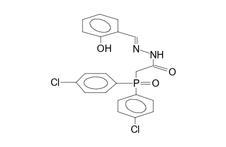 2-HYDROXYBENZAL, DI(4-CHLOROPHENYL)PHOSPHORYLACETYLHYDRAZONE (ISOMERMIXTURE)