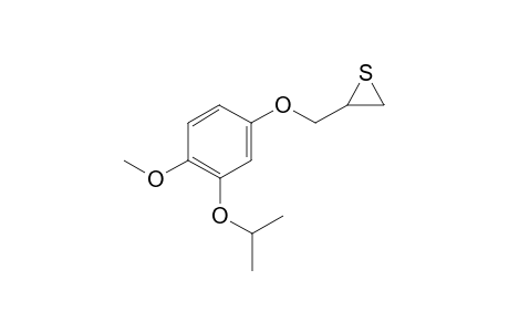 2-(3-Isopropoxy-4-methoxyphenoxymethyl)thiirane