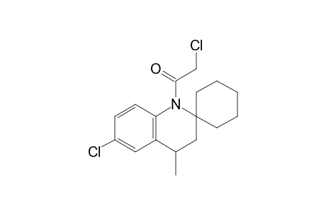 N-(.alpha.-Chloroacetyl)-6-chloro-3,4-dihydro-4-methyl-spiro[quinoline-2,1'-cyclohexane]