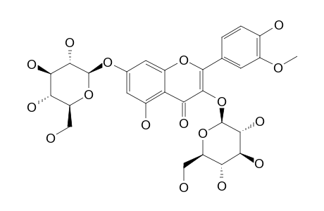 ISORHAMNETIN-3,7-DI-O-GLUCOPYRANOSIDE