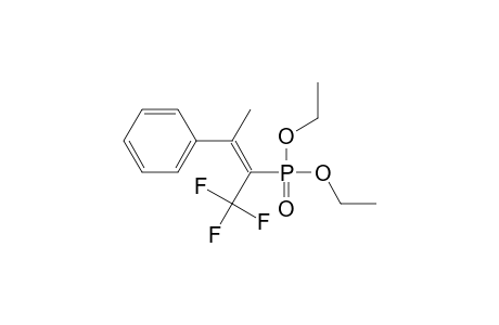 Phosphonic acid, [2-phenyl-1-(trifluoromethyl)-1-propenyl]-, diethyl ester, (Z)-