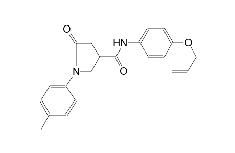 3-pyrrolidinecarboxamide, 1-(4-methylphenyl)-5-oxo-N-[4-(2-propenyloxy)phenyl]-