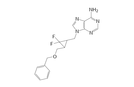 (+-)-9-[(1SR,3RS)-(3-Benzyloxymethyl-2,2-difluorocyclopropyl)methyl]-9H-purinamine