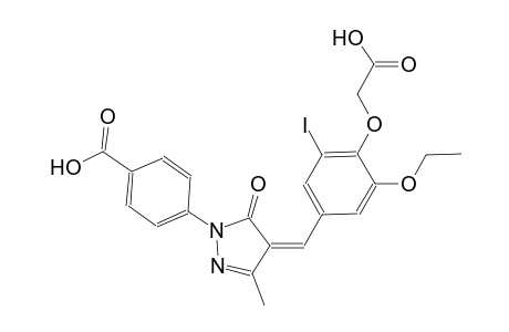 4-{(4Z)-4-[4-(carboxymethoxy)-3-ethoxy-5-iodobenzylidene]-3-methyl-5-oxo-4,5-dihydro-1H-pyrazol-1-yl}benzoic acid