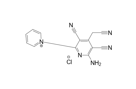 N-(6-Amino-3,5-dicyano-4-(cyanomethyl)-2-pyridyl)pyridinium chloride
