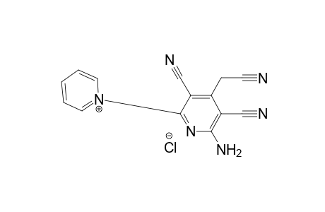 N-(6-Amino-3,5-dicyano-4-(cyanomethyl)-2-pyridyl)pyridinium chloride