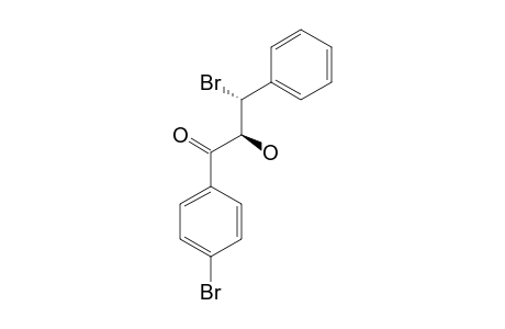 THREO-3-BrOMO-1-(4-BrOMO-PHENYL)-2-HYDROXY-3-PHENYL-PROPAN-1-ONE