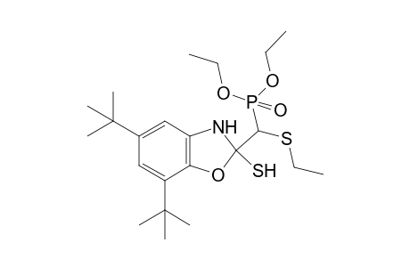 Diethyl ((5,7-di-tert-butyl-2-mercapto-2,3-dihydrobenzo[d]oxazol-2-yl)(ethylthio)methyl)-phosphonate