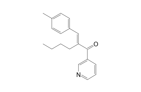 1-Hexanone, 2-[(4-methylphenyl)methylene]-1-(3-pyridinyl)-