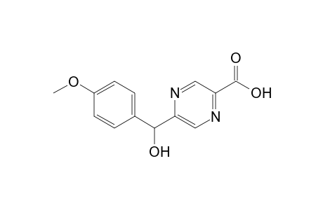 5-(4-Methoxyphenylhydroxymethyl)-2-pyrazinecarboxylic acid