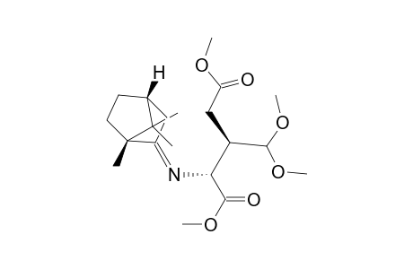 Dimethyl (2R,3R)-N-[(1R,4R)-2-bornanylidene]-3-(dimethoxymethyl)glutamate
