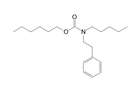 Carbonic acid, monoamide, N-(2-phenylethyl)-N-pentyl-, hexyl ester