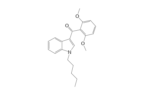 (2,6-dimethoxyphenyl)(1-pentyl-1H-indol-3-yl)methanone