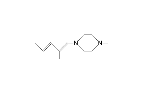 cis-1-(2-Methyl-1,3-pentadienyl)-4-methyl-piperazine