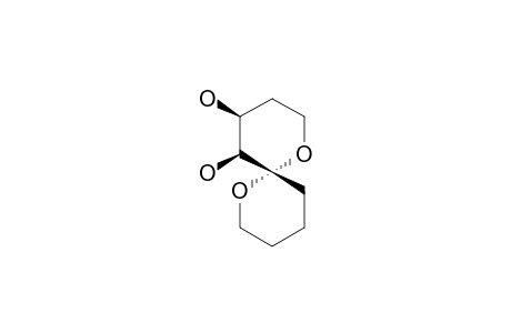 (4R*,5R*,6R*)-1,7-DIOXASPIRO-[5,5]-UNDECANE-4,5-DIOL