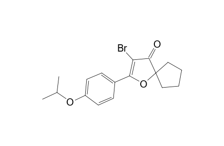 3-Bromo-2-(4-isopropoxyphenyl)-1-oxaspiro[4.4]non-2-en-4-one