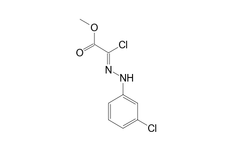 Acetic acid, chloro[(3-chlorophenyl)hydrazono]-, methyl ester