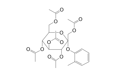 Pentaacetyl-o-(o-cresyl) D-glucoheptuloside