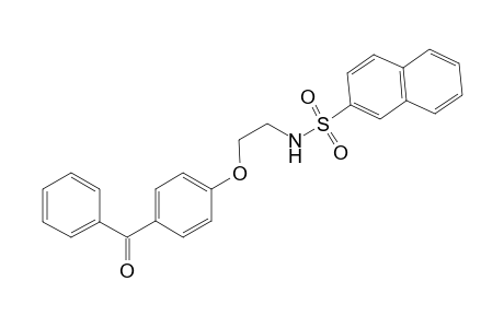 2-Naphthalenesulfonamide, N-[2-(4-benzoylphenoxy)ethyl]-