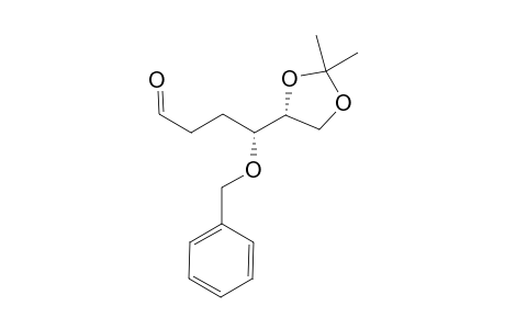(4R)-4-benzoxy-4-[(4R)-2,2-dimethyl-1,3-dioxolan-4-yl]butyraldehyde