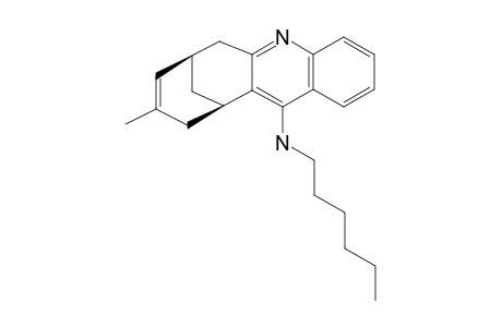 N-HEXYL-9-METHYL-6,7,10,11-TETRAHYDRO-7,11-ETHANOCYCLOOCTA-[B]-QUINOLIN-12-AMINE
