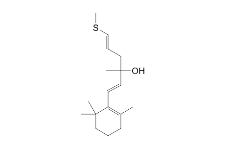(1E,5E)-3-Methyl-6-(methylsulfanyl)-1-(2,6,6-trimethyl-1-cyclohexen-1-yl)-1,5-hexadien-3-ol