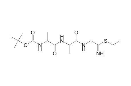t-Butoxycarbonylalanyl-alanylamino-2-(ethylthio)-2-iminoethane