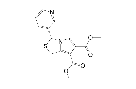 Dimethyl (3R)-3-(pyridin-3-yl)-1H,3H-pyrrolo[1,2-c]thiazole-6,7-dicarboxylate
