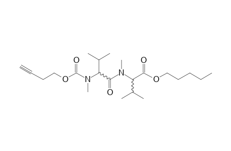 dl-Valyl-dl-valine, N,N'-dimethyl-N'-(but-3-yn-1-yloxycarbonyl)-, pentyl ester