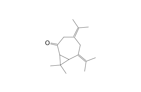 2,4-Diisopropylidene-8,8-dimethyl-bicyclo[5.1.0]octan-6-one